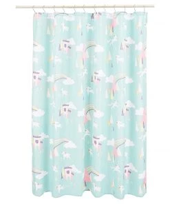 Modern Rugs And Decor Kids Bathroom Shower Curtain - 72 Inch