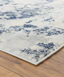 Luxe All Area Rugs And Runners New Castle Blue Soft Modern Area Rug