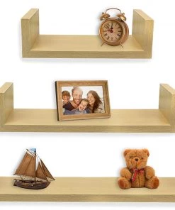Modern Rugs And Decor Furniture Floating U Shelves - Set Of 3