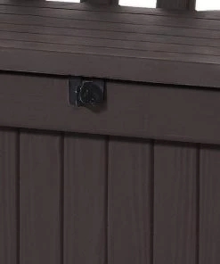 70 Gallon All Weather Outdoor Patio Storage Garden Bench Deck Box - Multiple Colors