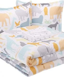 Modern Rugs And Decor Kids Easy-Wash Microfiber Bed-in-a-Bag Bedding Set