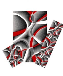 WW All Area Rugs And Runners Abstract Swirls Grey Red Soft Area Rugs