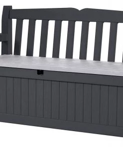 70 Gallon All Weather Outdoor Patio Storage Garden Bench Deck Box - Multiple Colors