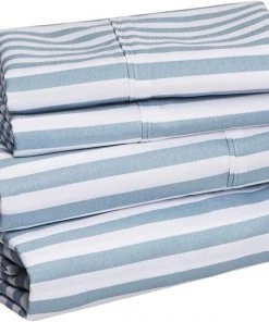 Modern Rugs And Decor Lightweight Super Soft Easy Care Microfiber Sheet Set With 14