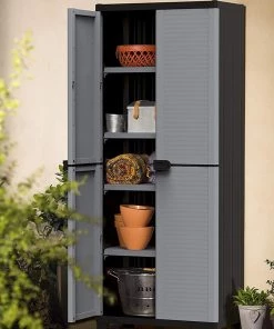 Modern Rugs And Decor Home Garage Storage Cabinet With Doors And Shelves Furniture