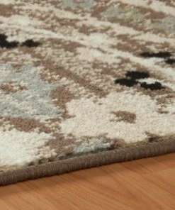SUP All Area Rugs And Runners Floral Light Blue Area Rug