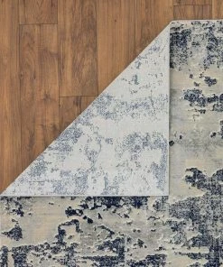 Luxe All Area Rugs And Runners New Castle Blue Soft Modern Area Rug
