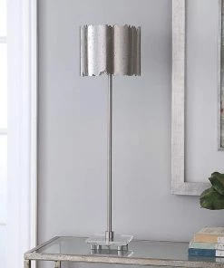 Uttermost Lamps Baradla Polished Nickel Buffet Table Lamp