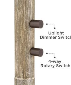 Lamp Plus Plymouth Bronze Mica Shade Torchiere Floor Lamp Lamps