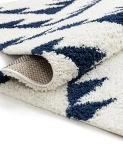 WW Edona Moroccan Tribal White Shag Soft Area Rug All Area Rugs And Runners