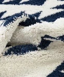 WW Edona Moroccan Tribal White Shag Soft Area Rug All Area Rugs And Runners