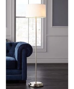 Lamp Plus Modern/ Geometric Rugs Simplicity Double Pull Chain Modern Floor Lamp