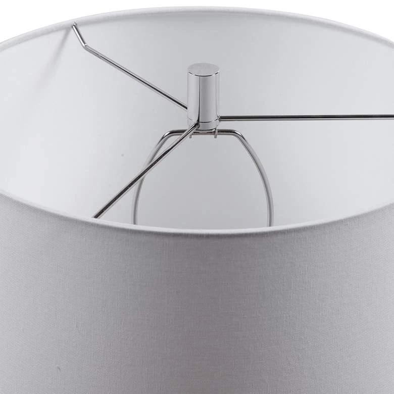 Uttermost Lamps Montauk White And Indigo Column Ceramic Table Lamp 4 Uttermost Lamps Montauk White And Indigo Column Ceramic Table Lamp