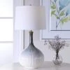 Uttermost Lamps Eichler Cream Blue And Brown Ceramic Table Lamp