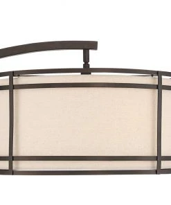 Lamp Plus Lamps Gentry Oil-Rubbed Bronze 2-Light Downbridge Arc Floor Lamp