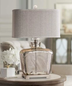Uttermost Molinara Mercury Glass Jug Table Lamp