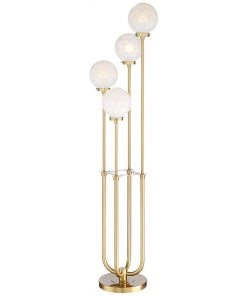 Lamp Plus Lamps Possini Euro Candida Warm Gold 4-Light Floor Lamp
