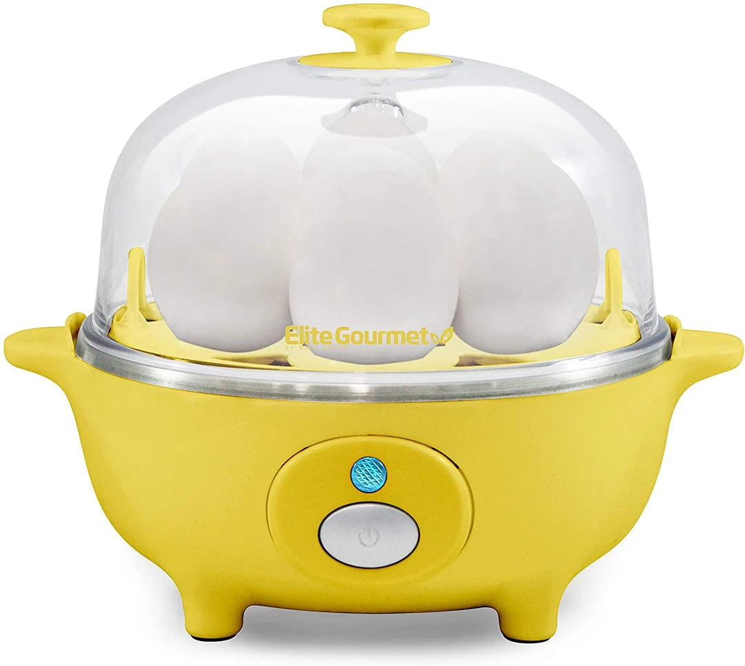 Elite Cuisine Kitchen Easy Electric Egg Poacher, Cooker W/ Auto-Shut Off, Buzzer, 7 Egg Capacity 11 Elite Cuisine Kitchen Easy Electric Egg Poacher, Cooker W/ Auto-Shut Off, Buzzer, 7 Egg Capacity