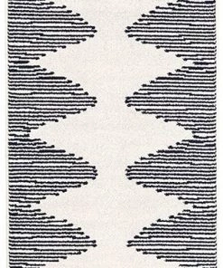 Ww Zella All Area Rugs And Runners Ivory Dark Navy Blue Tribal Diamond Medallion Soft Area Rug