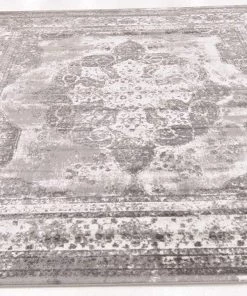 UL All Area Rugs And Runners Vintage Grey/Light Grey Ivory Soft Area Rugs