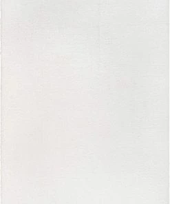 Wel Woven Ciel Ivory Ultra-Soft Multi-Textured Shimmer Pile Area Rug All Area Rugs And Runners