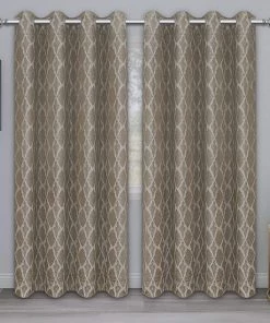 Modern Rugs And Decor Bedding Jacquard Blackout Curtains For Bedroom, Cold/Heat/Sun Blocking And Noise Reduction Thermal Insulated Window Drapes, Camel, 52 X 63 Inch Length, Set Of 2 Grommet Curtain Panels 24 Modern Rugs And Decor Bedding Jacquard Blackout Curtains For Bedroom, Cold/Heat/Sun Blocking And Noise Reduction Thermal Insulated Window Drapes, Camel, 52 X 63 Inch Length, Set Of 2 Grommet Curtain Panels