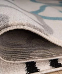 WRG Contemporary Floral Cream Blue Brown Area Rug All Area Rugs And Runners 12 WRG Contemporary Floral Cream Blue Brown Area Rug All Area Rugs And Runners