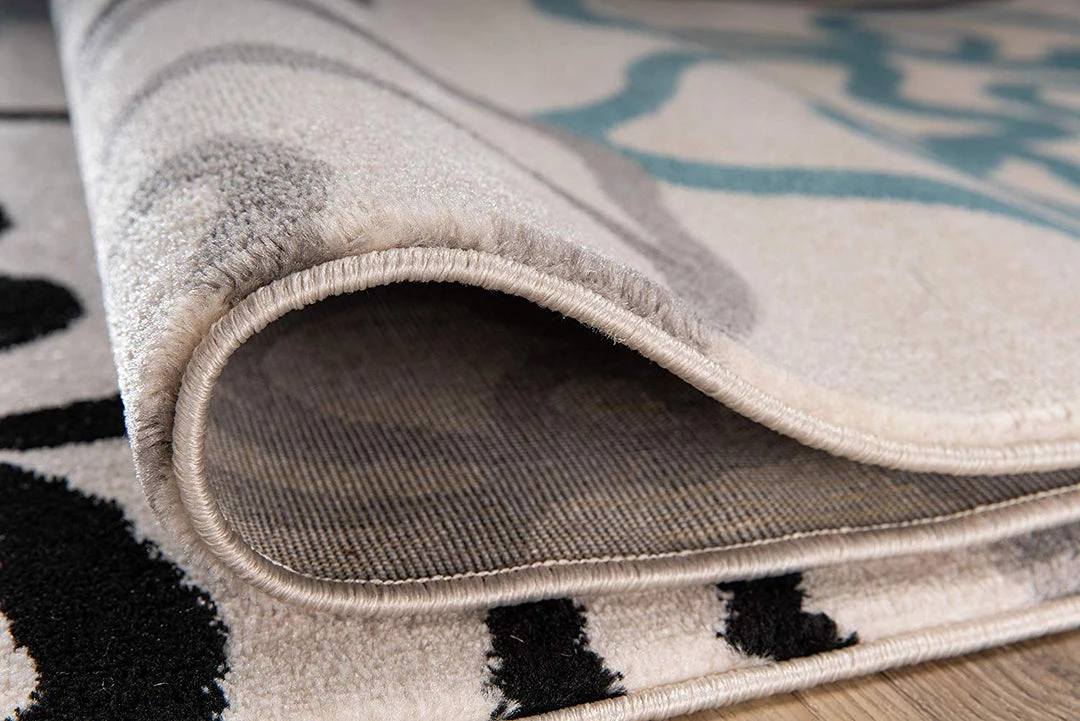 WRG Contemporary Floral Cream Blue Brown Area Rug All Area Rugs And Runners 4 WRG Contemporary Floral Cream Blue Brown Area Rug All Area Rugs And Runners