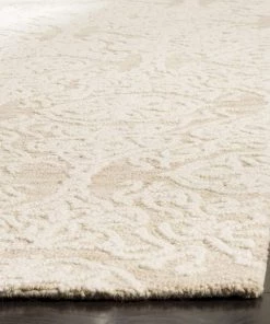 Safavieh Blossom Collection BLM112B Handmade Premium Wool Soft Area Rug, Beige / Ivory