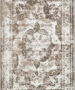 UL Vintage Distressed Light Brown Area Rugs