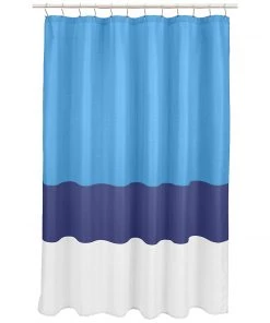 Modern Rugs And Decor Kids Bathroom Shower Curtain - 72 Inch