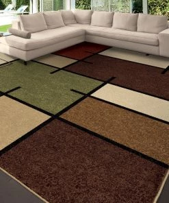 Orian Dark Multi-Color Indoor Outdoor Area Rugs