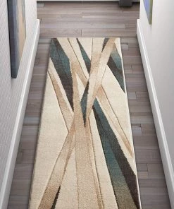 WW Modern Geometric Soft Blue Beige Comfy Hand Carved Area Rugs 17 WW Modern Geometric Soft Blue Beige Comfy Hand Carved Area Rugs