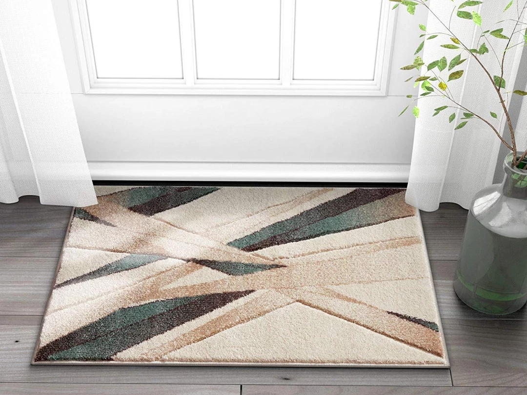 WW Modern Geometric Soft Blue Beige Comfy Hand Carved Area Rugs 8 WW Modern Geometric Soft Blue Beige Comfy Hand Carved Area Rugs