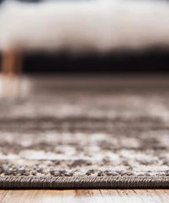 UL Vintage Distressed Bordered Brown Area Rugs 15 UL Vintage Distressed Bordered Brown Area Rugs