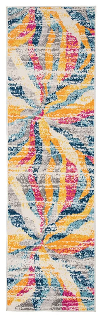 WRG Contemporary Lightning Multi Ivory Area Rug 7 WRG Contemporary Lightning Multi Ivory Area Rug
