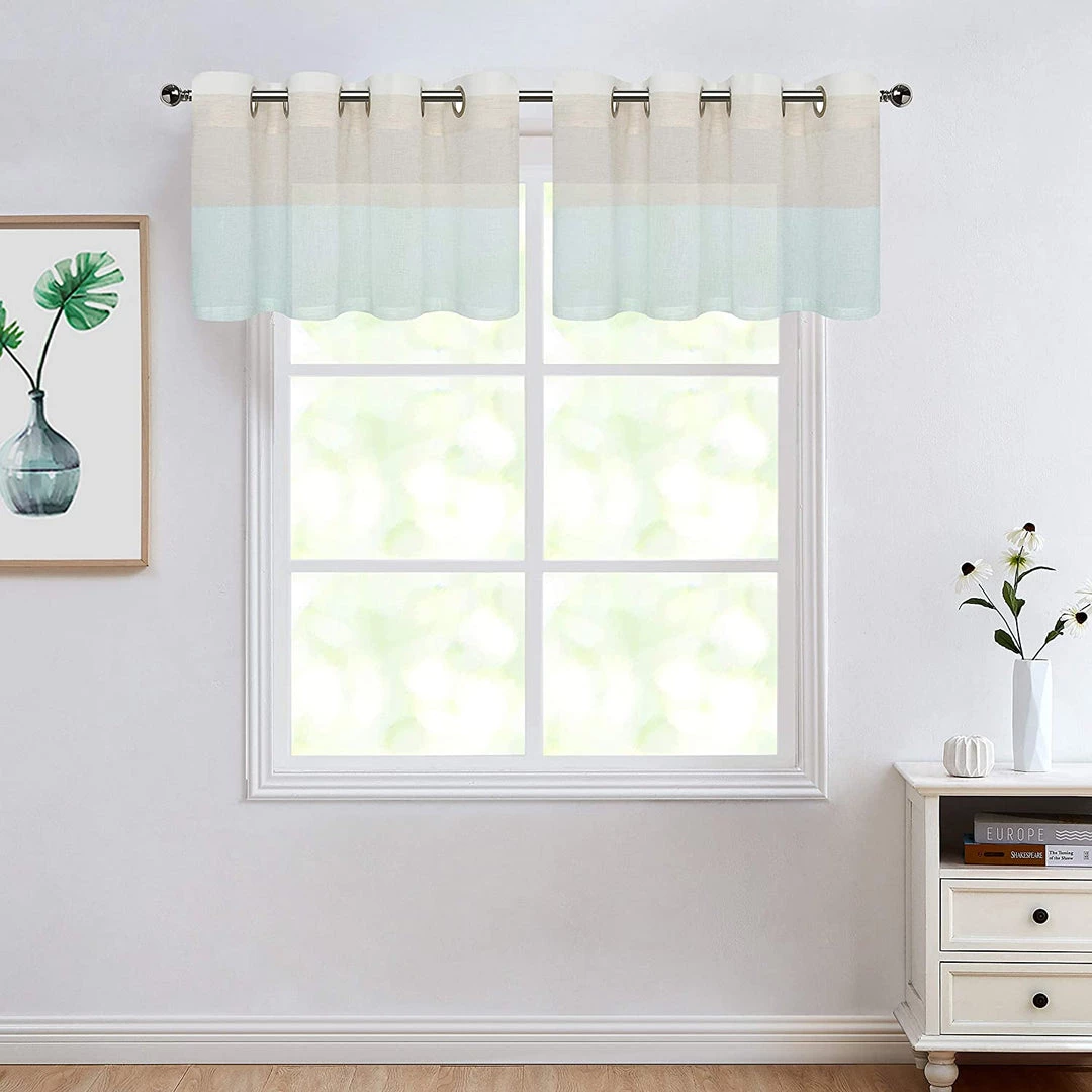 Modern Rugs And Decor Gray Tan Stripe Sheer Color Block Window Curtain Panel Linen 95 Inches Long With Grommets, 2 Panel Rustic Drapes 10 Modern Rugs And Decor Gray Tan Stripe Sheer Color Block Window Curtain Panel Linen 95 Inches Long With Grommets, 2 Panel Rustic Drapes