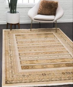 WW Tribal Pattern Beige Soft Area Rug All Area Rugs And Runners