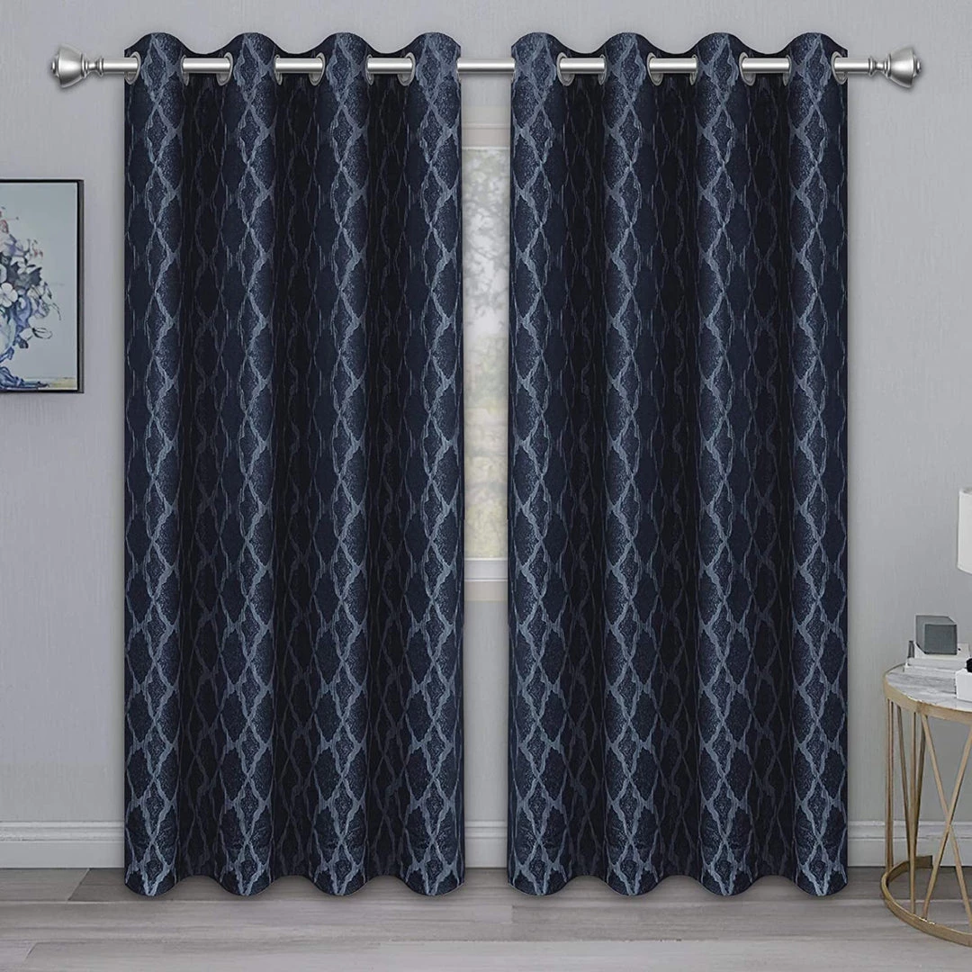 Modern Rugs And Decor Bedding Jacquard Blackout Curtains For Bedroom, Cold/Heat/Sun Blocking And Noise Reduction Thermal Insulated Window Drapes, Camel, 52 X 63 Inch Length, Set Of 2 Grommet Curtain Panels 11 Modern Rugs And Decor Bedding Jacquard Blackout Curtains For Bedroom, Cold/Heat/Sun Blocking And Noise Reduction Thermal Insulated Window Drapes, Camel, 52 X 63 Inch Length, Set Of 2 Grommet Curtain Panels