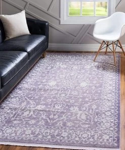 Modern Rugs And Decor All Area Rugs And Runners Traditional Distressed Vintage Classic Purple Area Rug