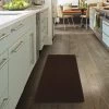 Modern Rugs And Decor Softy Solid Non-Slip Kitchen Runner Bath Rug, Brown All Area Rugs And Runners