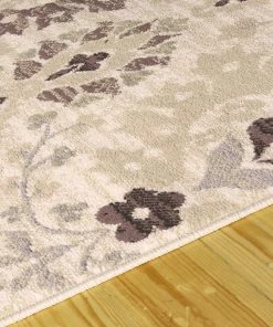 SUP Beautiful Floral Beige Area Rug