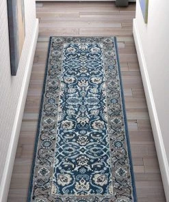 WW Blue Traditional Persian Area Rugs All Area Rugs And Runners 14 WW Blue Traditional Persian Area Rugs All Area Rugs And Runners