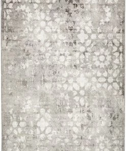 UL Vintage Gray/Grey Ivory Area Rug