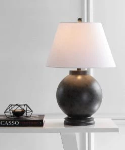 JONATHAN Lamps Sophie Resin LED Lamp Dark Gray