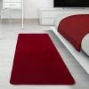 Modern Rugs And Decor All Area Rugs And Runners Softy Solid Non-Slip Kitchen/Bath Rug, Red