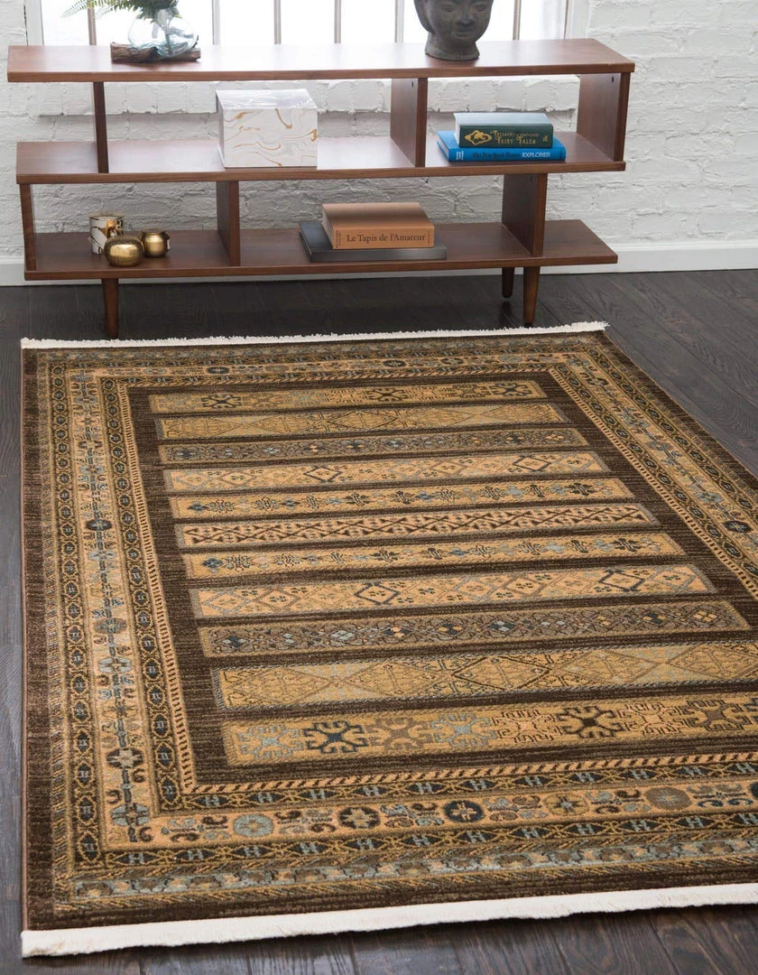 WW Tribal Pattern Brown Soft Area Rug All Area Rugs And Runners 1 WW Tribal Pattern Brown Soft Area Rug All Area Rugs And Runners