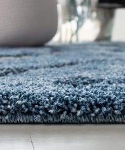 FAS Premium Swirl Thick Plush Light Blue/cream Area Shag Rug 15 FAS Premium Swirl Thick Plush Light Blue/cream Area Shag Rug