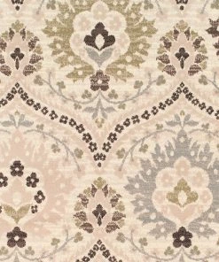 SUP Beautiful Floral Beige Area Rug