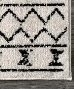 Modern Rugs And Decor Creek Tribal Moroccan Area Rug, Grey All Area Rugs And Runners